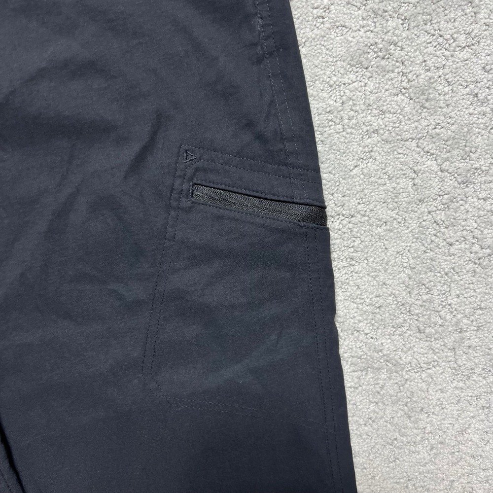 Eddie Bauer Guide Pro Capri Pants Womens 14 Black High Waist Hiking Outdoor - Picture 3 of 16